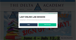 Desktop Screenshot of deltaacademylv.com